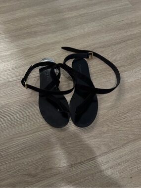 Christian Dior Black Strappy Women's Sandals